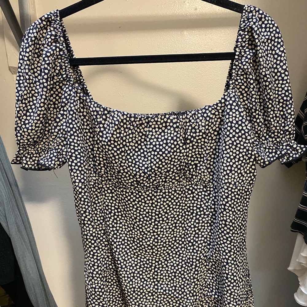 Fashion Nova Floral Mini Dress- Black/combo  Xl